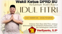 Momentum Akhir Ramadhan, Waka II DPRD Bengkulu Utara Ucapakan Selamat Merayakan Idul Fitri