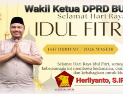 Momentum Akhir Ramadhan, Waka II DPRD Bengkulu Utara Ucapakan Selamat Merayakan Idul Fitri