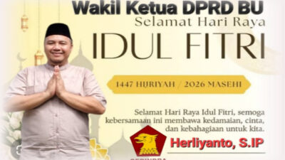 Momentum Akhir Ramadhan, Waka II DPRD Bengkulu Utara Ucapakan Selamat Merayakan Idul Fitri