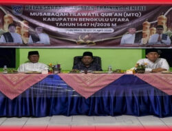 Mantapkan Persiapan, Bupati Bengkulu Utara Buka Training Center Kafilah MTQ