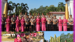 Menyongsong Peringatan HUT Bhayangkara ke-80, Polres BU Ziarah ke TMP Ratu Samban