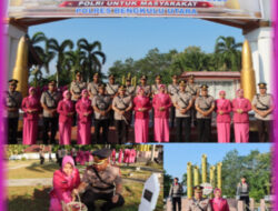 Menyongsong Peringatan HUT Bhayangkara ke-80, Polres BU Ziarah ke TMP Ratu Samban