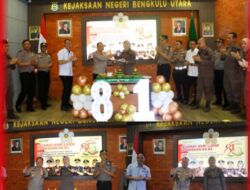 Jalin Sinergitas Ciptakan Stablitas, Polres Bengkulu Utara Sambangi Kejari Sampaikan Lansung HLA ke 81