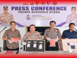 Polres Bengkulu Utara Ungkap 7 Kasus Penyalahgunaan Narkoba